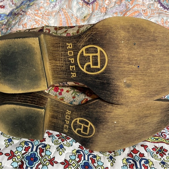 Roper Women’s Boots size 9.5 Metallic Multi - Picture 6 of 7